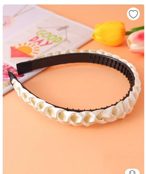 Pine Kids Braid Shape Hair Band - Beige